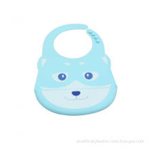Soft Waterproof Cute Pocket Silicone Baby Bib